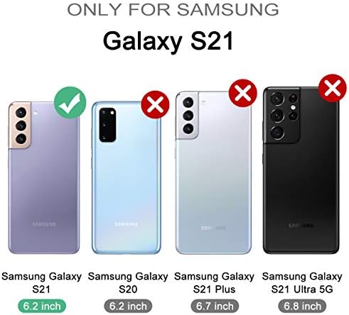 WeLoveCase Samsung Galaxy S21 5G az Esetben, Borító 3 az 1-ben Teljes Test, nagy teherbírású Védelem Hibrid Ütésálló TPU