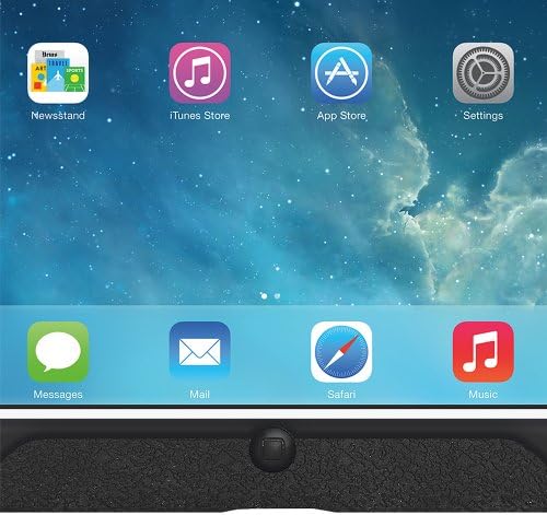 Amzer Puha Szilikon Jelly Bőr Illeszkedjen az Esetben Cover az Apple az iPad mini - Fekete (AMZ94581)
