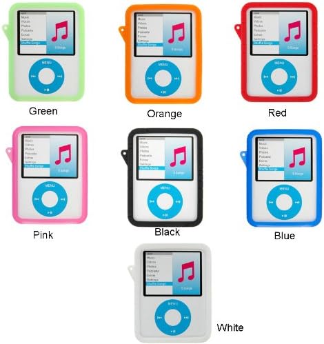 iPod Nano 3G-3. Generációs Szilikon Bőr Tok - Rózsaszín