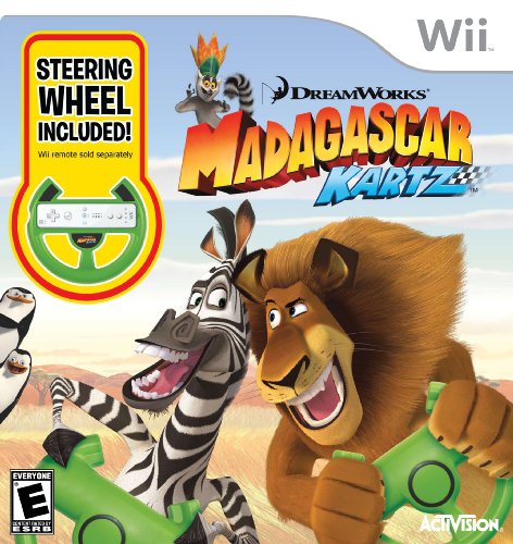 Madagaszkár Kartz a Kerék - Nintendo Wii (a Csomag Kerék)