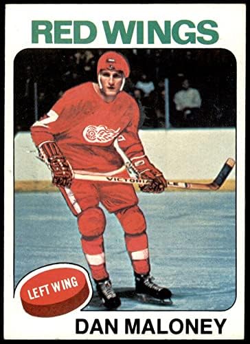 1975 Topps 177 Dan Maloney Detroit Red Wings (Hoki-Kártya) EX/MT+ Vörös Szárnyak