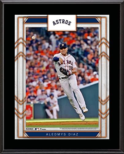 Aledmys Diaz Houston Astros 10.5 x 13 Szublimált Játékos Emléktábla - MLB Játékos Plakkok, valamint Kollázsok