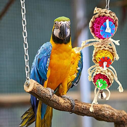 IEUDNS Papagáj Játékok Madár Rágás Játék Kisállat Madár Játékok Általában Pintyek Madarak Ajándék