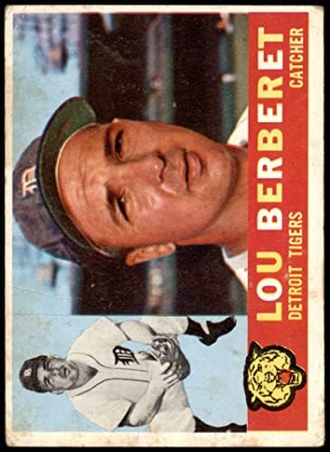 1960 Topps 6 Lou Berberet Detroit Tigers (Baseball Kártya) JÓ Tigrisek