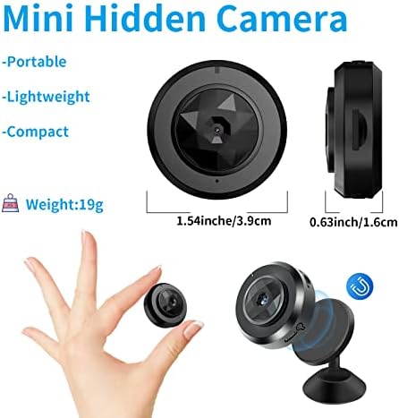 Mini Kém Kamera WiFi Rejtett Kamera Audio Live Feed Home Security Biztonsági Kamera 1080P Rejtett Kamera Vezeték nélküli