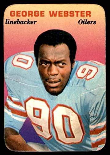 1970 Topps 26 George Webster Houston Oilers (Foci Kártya) JÓ Oilers Michigan St