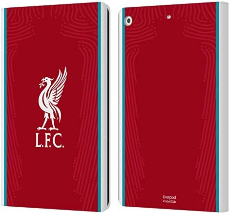 Fejét az Esetben Minták Hivatalosan Engedélyezett Liverpool Football Club Haza 2020/21 Bőr Könyv Tárca burkolata Kompatibilis