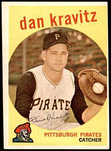 1959 Topps 536 Danny Kravitz Pittsburgh Pirates (Baseball Kártya) VG Kalózok