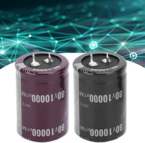 2db Alumínium Elektrolit Kondenzátor 10000µF 60V 105℃ az Erősítő Hangja Berendezések LED 35x50mm