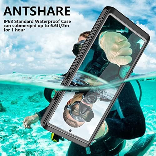 ANTSHARE Samsung Galaxy Note 20 Ultra Esetben Vízálló,Beépített képernyővédő fólia Teljes Test Védelme, nagy teherbírású