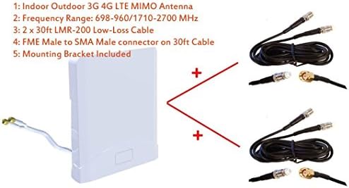 3G 4G LTE Beltéri Kültéri Széles sávban MIMO Antenna Huawei B715 B715s B715s-23c LTE Router