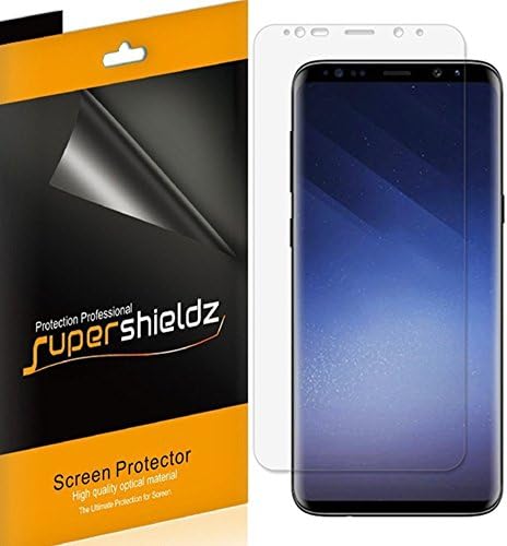Supershieldz (2 Csomag), amelynek Célja a Samsung Galaxy S9 képernyővédő fólia, (Teljes Lefedettség) 0.23 mm-es, Nagy Felbontású,