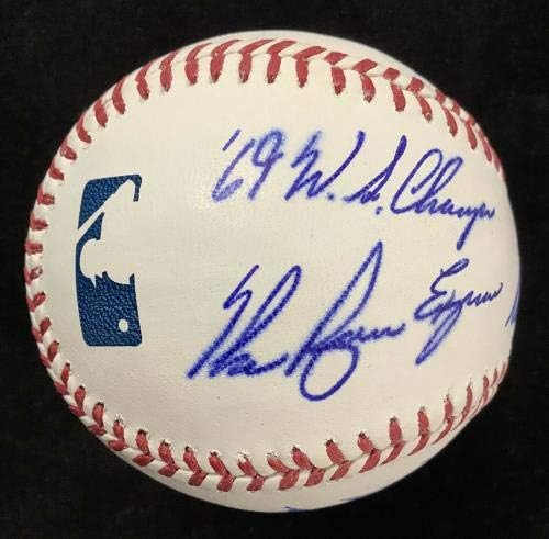 Nolan Ryan Aláírt Baseball Autogramot HOF york Mets 8 Karrier STATISZTIKA Ryan Holo 1 - Dedikált Baseball