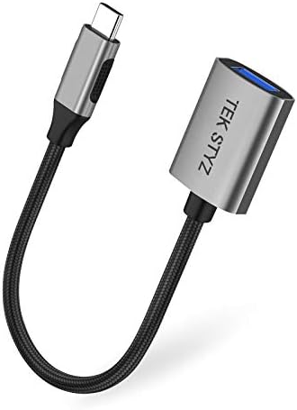 Tek Styz USB-C USB 3.0 Adapter Kompatibilis Az LG 16Z90P-K. AAB8U1 OTG Típus-C/PD Férfi USB 3.0 Női Converter. (5Gbps)