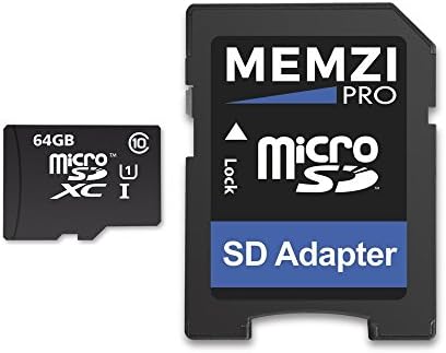 MEMZI PRO 64 GB Class 10 90MB/s Micro SDXC Memória Kártya SD Adapter HTC ÚJRA Akció Kamera