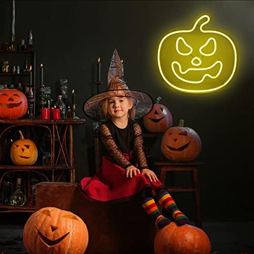 halloween Pumpkin dekoráció neonreklám Beltéri Tök Világítás Dekoráció Halloween Tök Neon Fény Tök neonok USB Powered Őszi