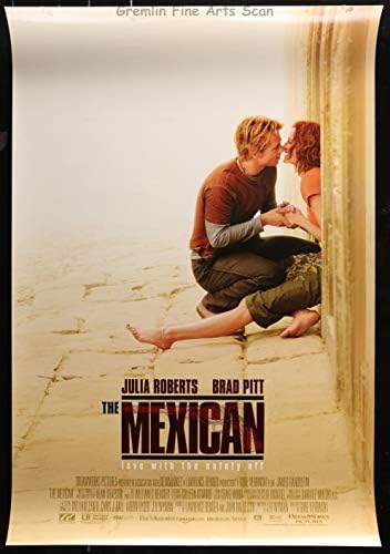 A MEXIKÓI 2001 - Színházi Film Poszter, rendezte: Gore Verbinski, Főszerepben Brad Pitt, Julia Roberts, James Gandolfini,