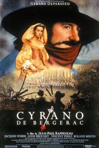 CYRANO DE BERGERAC - 27x41 Eredeti Film Poszter Egy Lapra 1990 Gerard Depardieu