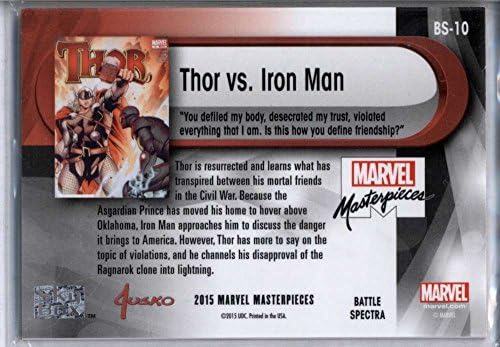 Thor Vs. A vasember Fólia 2015 Marvel Remekművek Csata Spektrumok BS-10 Jusko