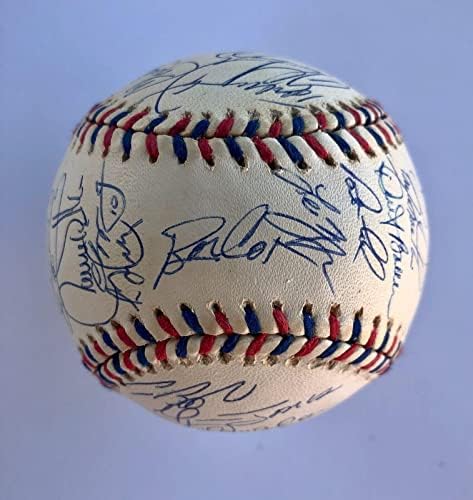 1997 N. L. ALL STAR CSAPAT aláírt baseball-38-szigma-11 HALL of FAME SZÖVETSÉG LEVELET - Dedikált Baseball