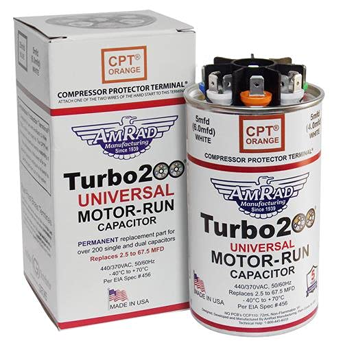 Turbo 200 Motor Fut Kondenzátor & Supco SPP6 Nehéz Start Készlet