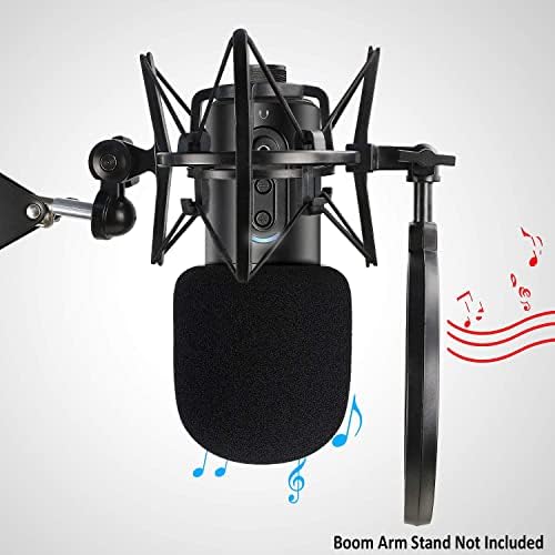 ATR2500X rezgéscsillapító a Pop Szűrő,Szélvédő, hogy Csökkentse a Zaj, Rezgés Megfelelő Mikrofon Boom Kar Állni Audio-Technica