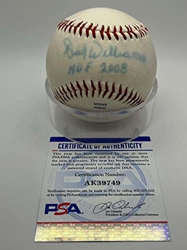 Dick Williams A Padres Aláírt Autogramot Hivatalos League Baseball PSA DNS - Dedikált Baseball