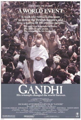GANDHI - 27X41 Eredeti Film Poszter Egy Lapra 1982 Hengerelt & Ritka