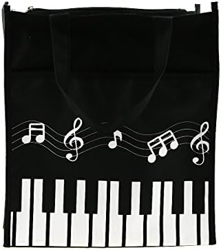 Zene Téma Táska Vászon Zongora Billentyűk Újrafelhasználható Táska Bevásárló Táska Vásárlás