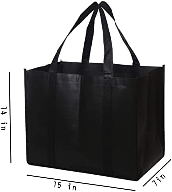 Általános célú tote bags Újrahasználható műanyag élelmiszert zsákok (3bags) | nagy teherbírású lehajtható tote |vásárolni