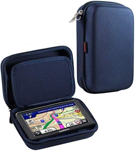 Navitech Kék Nehéz GPS hordtáska Kompatibilis Binatone U435 4.3 Colos Navigációs