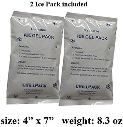 Chillpack Dupla Táska Cukorbeteg Utazás Szervező Hűtőtáska, Inzulin, a Kínálat, Készletek, 2 x ice Pack Tartalmazza, Fekete