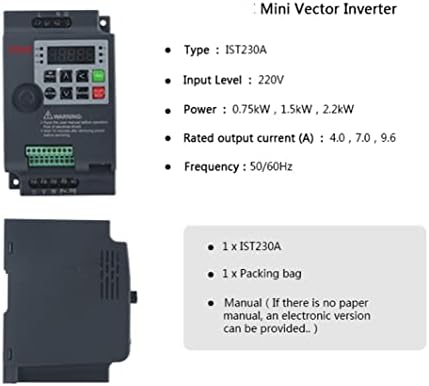 KAVJU IST230A Inverter 0.75 KW/1,5 KW/2.2 KW frekvenciaváltó 3P 220V/380V Kimeneti Frekvencia Átalakító Változó Frekvencia