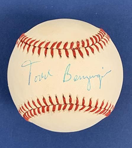 Todd Benzinger Vörösök Red Sox ALÁÍRT Hivatalos AL B. Barna Baseball w/hologram - Dedikált Baseball