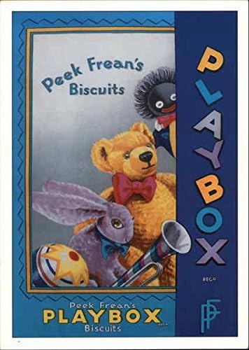 Kis Sütit van Playbox Keksz Reklám Reprodukciók Eredeti Régi Képeslap