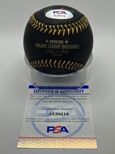 Pete Rose Aláírt Autogramot Hivatalos MLB Fekete-Arany Csipke Baseball PSA DNS - *16 - Dedikált Baseball