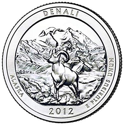 2012 S BU Alaszkai Denali Nemzeti Park NP Negyed Választás Uncirculated MINKET Menta