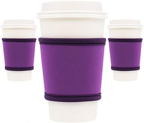 Kávét Ujjú – Prémium Neoprén Szigetelt Újrafelhasználható Kávé & Tea Csésze Ujjú – a Legjobb 12oz-24oz Csésze a Starbucks-ban,