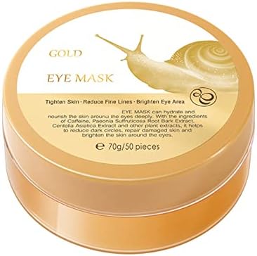 CURWE csajos Hétvége Kedvez Goldensnail Eyemask 50 Darab Eye Care Hidratáló Eyemask Alkalmas Bármilyen bőrtípus 1ml Jég Globe