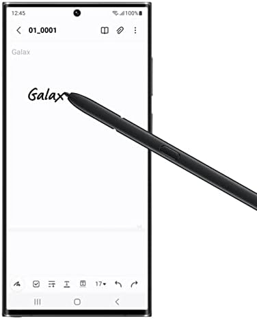 2 Csomag Fekete Galaxy S22 Ultra S Pen Csere Samsung Galaxy S22 Ultra Ceruzát, 5G SM-S908U S22 Ultra Stylus Toll Nélkül (Bluetooth)