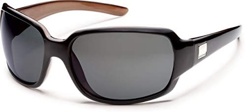 Suncloud Optika Cookie Polarizált Napszemüveg (Fekete Backpaint Keret, Polarizált Szürke Lencse)