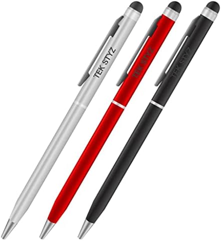 PRO Toll a HTC Desire P Tintával, Nagy Pontosságú, Extra Érzékeny, Kompakt Formában az érintőképernyők [3 Pack-fekete-Piros,