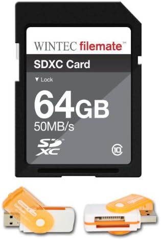 64GB Class 10 SDXC Nagy Sebességű Memóriakártya 50MB/Sec. A Panasonic DMC-FH2 Sorozat DMC-FH20K Kamerák. Tökéletes nagysebességű