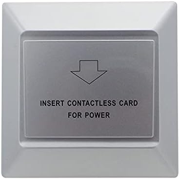 fehér arany ezüst tüntettem kapcsoló panel rfid hotel szoba fal kártya kapcsolót helyezze be a kártyát, hogy a hatalmat 15s