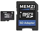 MEMZI PRO 32GB Class 10 90MB/s Micro SDHC Memória Kártya SD Adapter Samsung Galaxy Sol 2, Erősítő, Miniszterelnök 2, Halo,