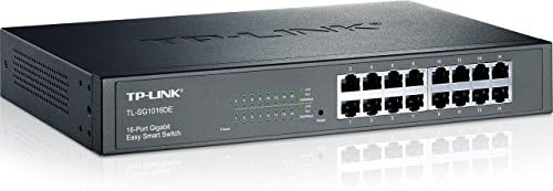 TP-LINK 16-Port Gigabit Könnyű Smart Switch/Kezelhető - 16 x RJ-45-10/100/1000Base-T - Asztalra, Állványra szerelhető/TL-(Felújított).