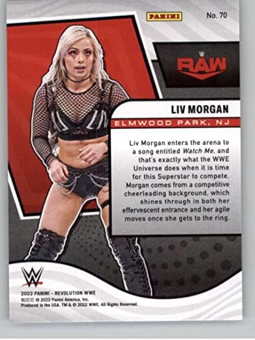 2022 Panini Forradalom WWE 70 Liv Morgan Nyers Birkózás Trading Card