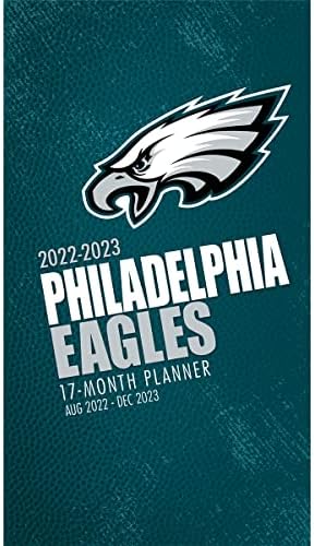 TURNER SPORT Philadelphia Eagles 2022-23 17 Hónapos Pocket Tervező (23998890555)