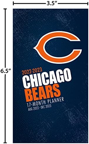 TURNER SPORT Chicago Bears 2022-23 17 Hónapos Pocket Tervező (23998890537)
