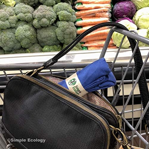 Egyszerű Ökológia Megfelelő Élelmiszer & Összecsukható Tote 6 Táskát, Csomagot MENTSE $7, KÉK